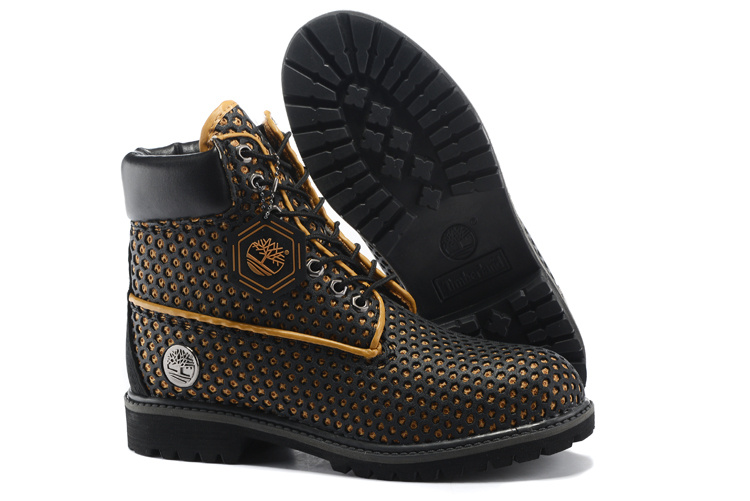 UK rp676 etnwn2 Timberland Men 6 Inch Boots Black Yellow